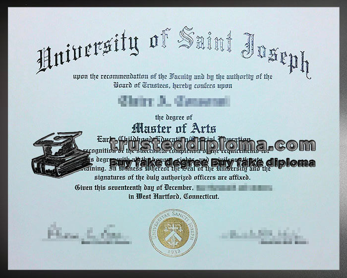 purchase realistic University of Saint Joseph diploma