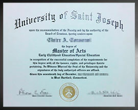 purchase realistic University of Saint Joseph degree