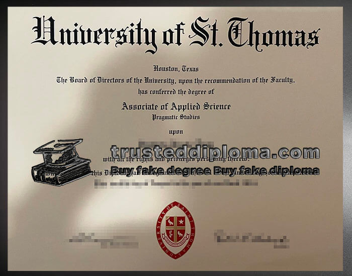 purchase realistic University of St Thomas diploma