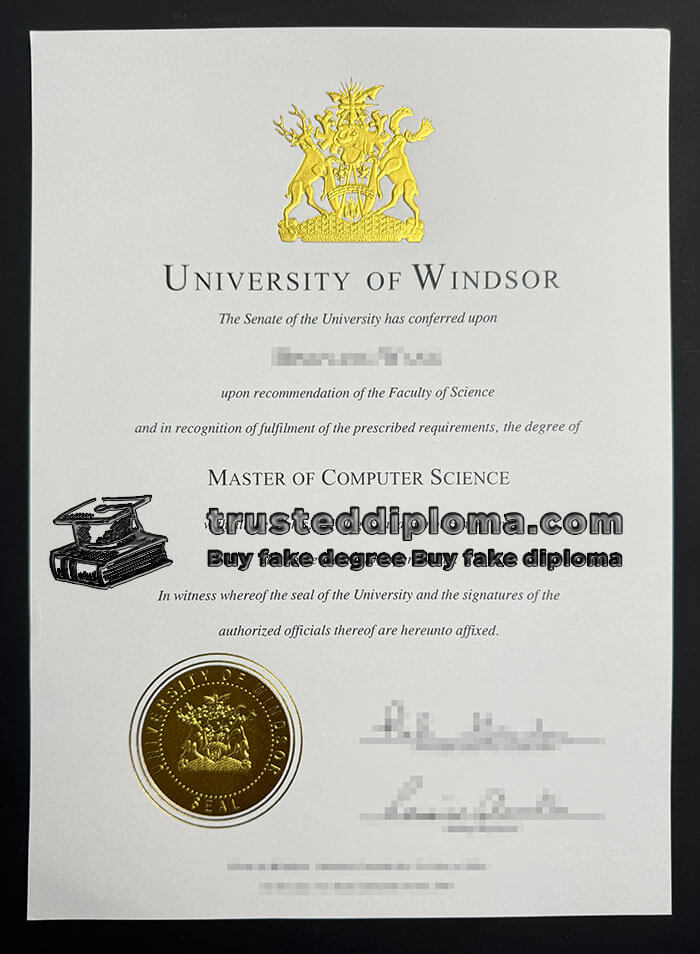 purchase realistic University of Windsor diploma