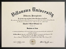 purchase realistic Villanova University degree