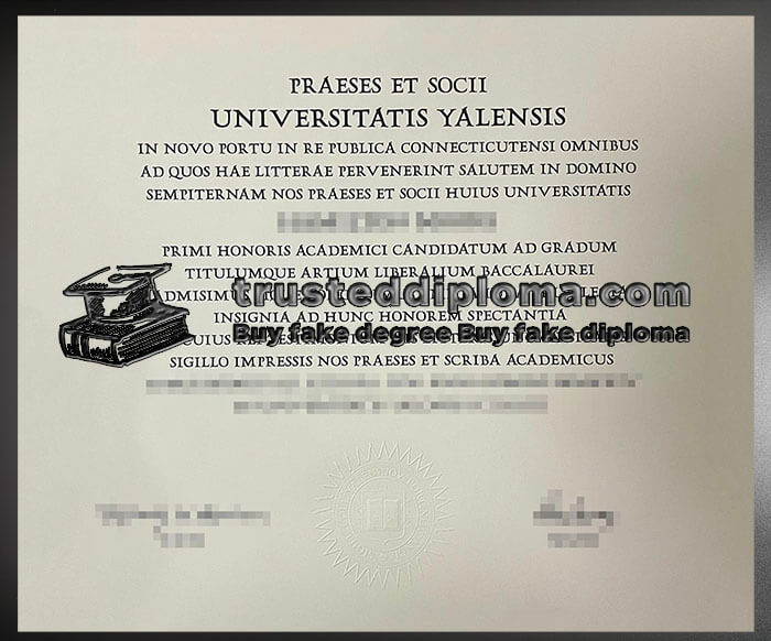purchase realistic Yale University diploma