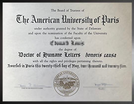 purchase realistic American University of Paris degree