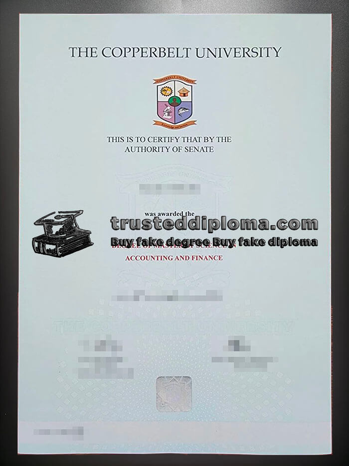 purchase realistic Copperbelt University diploma