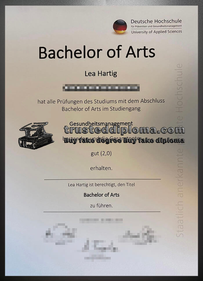 purchase realistic DHfPG diploma