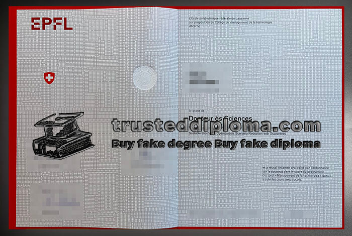 purchase realistic Ecole Polytechnique Federale de Lausanne diploma
