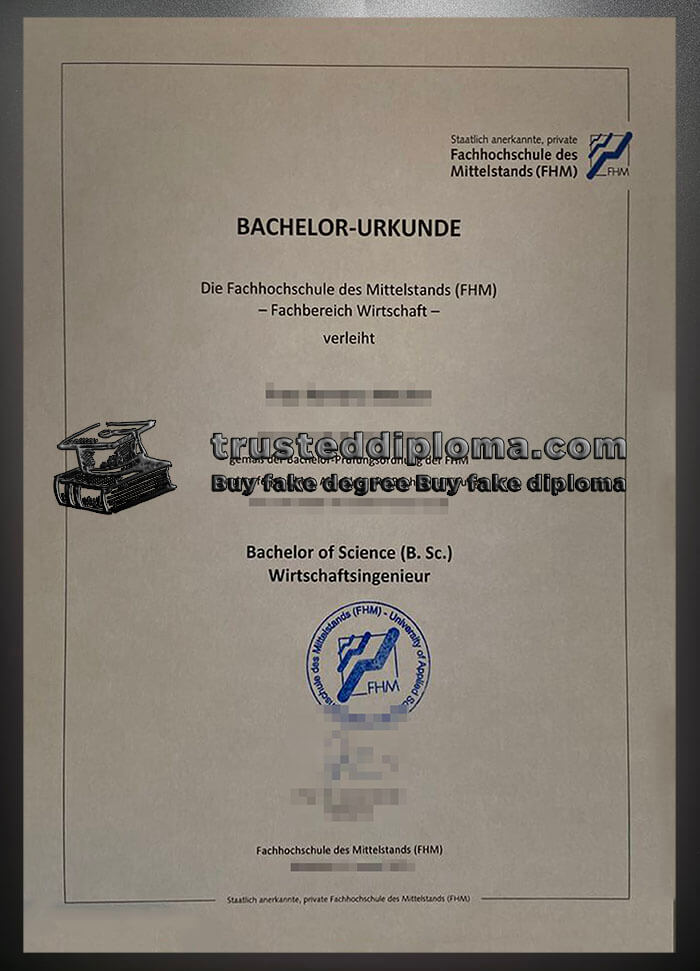 purchase realistic Fachhochschule des Mittelstands diploma