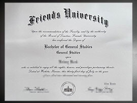 purchase realistic Friends University degree