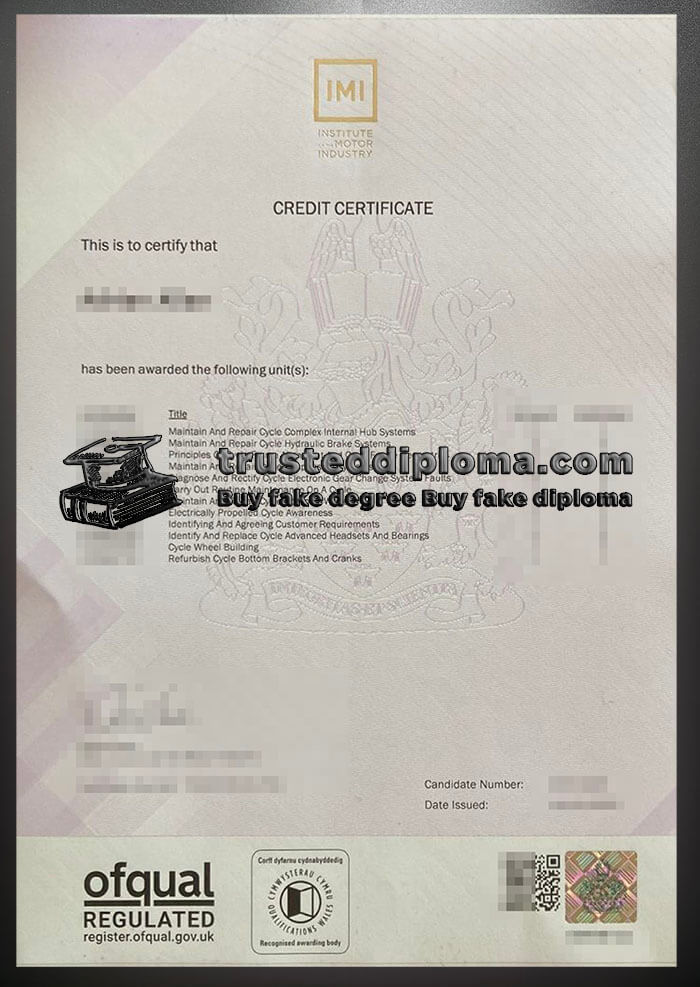 purchase realistic Institute Motor Industry Transcript