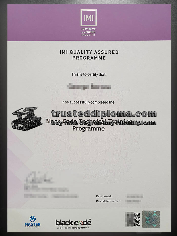 purchase realistic Institute Motor Industry certificate