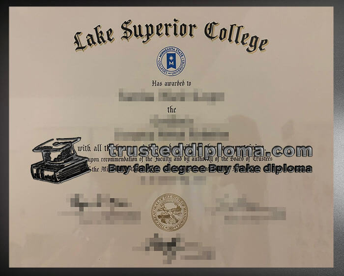 purchase realistic Lake Superior College diploma