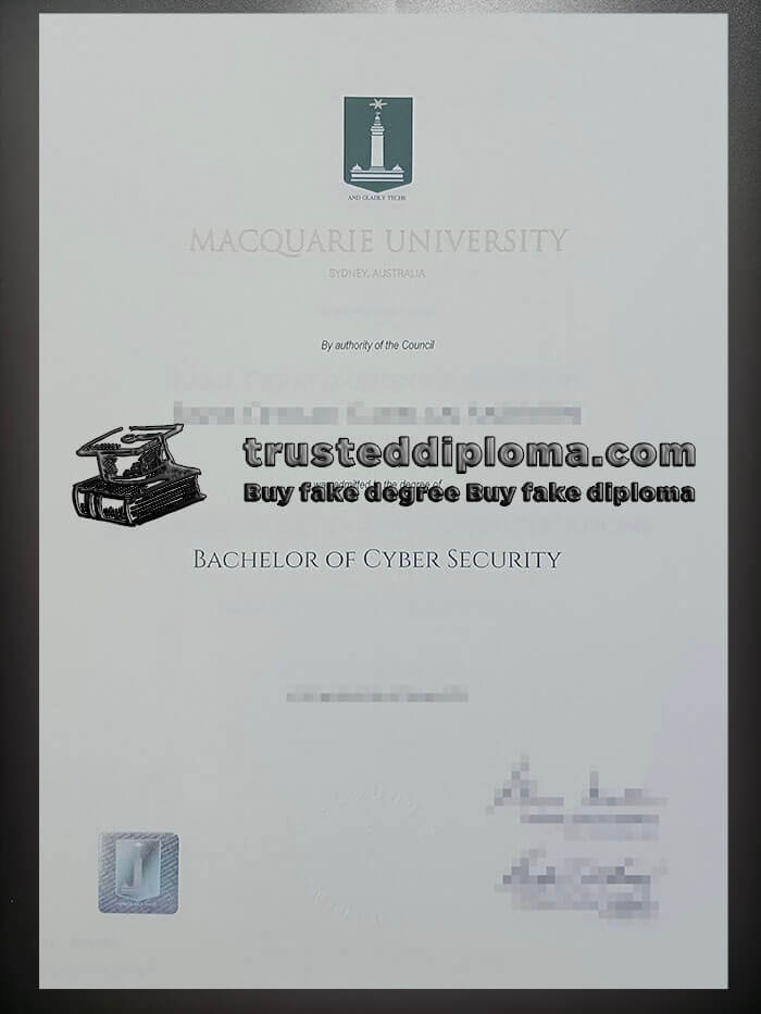 purchase realistic Macquarie University diploma