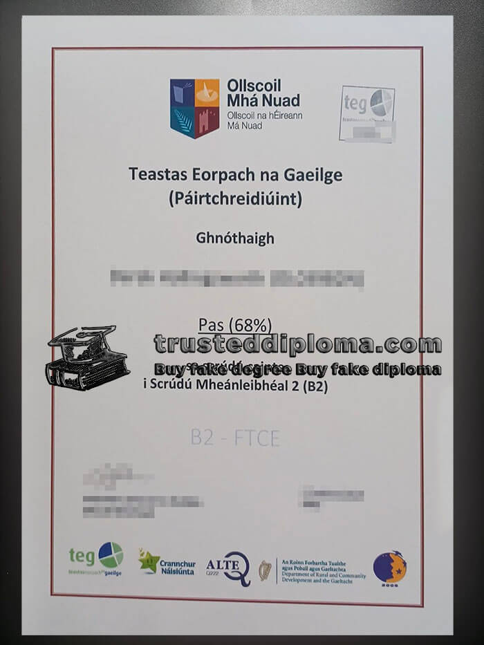 purchase realistic Ollscoil Mha Nuad Teastas Eorpach na Gaeilge