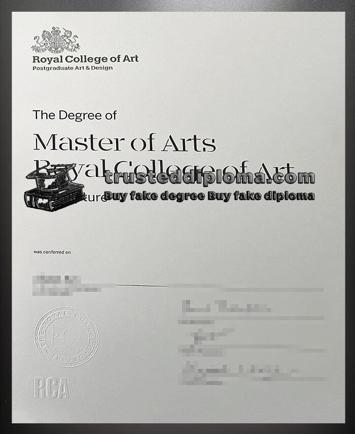 purchase realistic Royal College of Art diploma