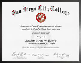 purchase realistic San Diego City College degree