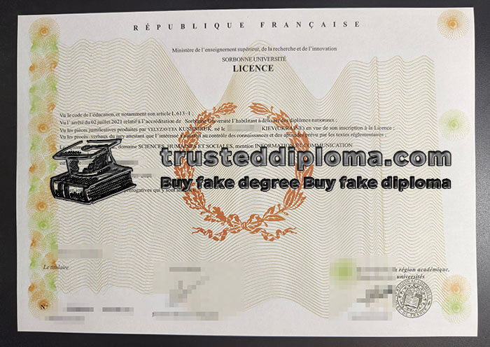 purchase realistic Sorbonne Universite diploma