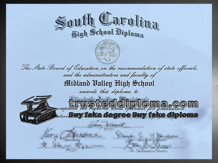 purchase realistic South Carolina High School Diploma