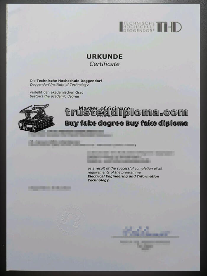 purchase realistic Technische Hochschule Deggendorf diploma