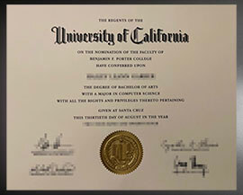 purchase realistic UC Santa Cruz degree