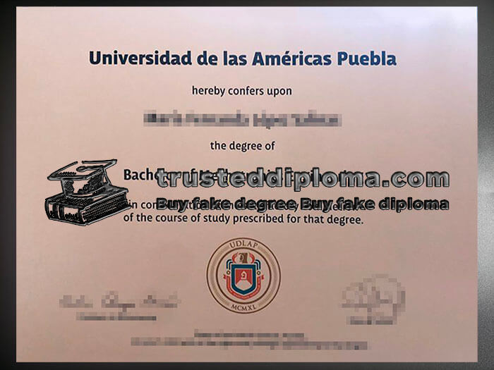 purchase realistic Universidad de Las Americas Puebla diploma