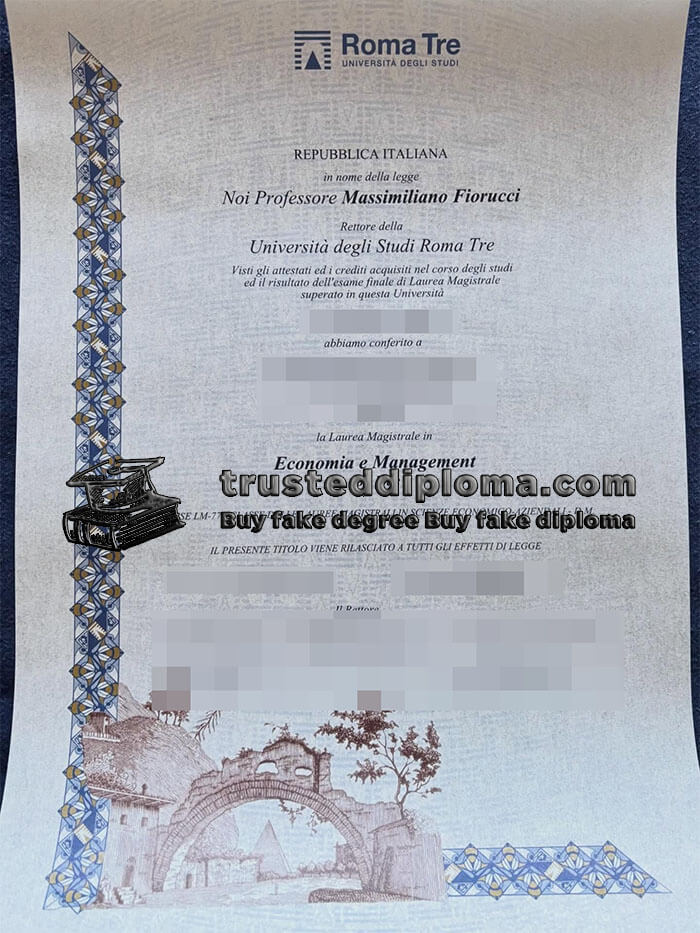purchase realistic Universita Degli Studi Roma Tre diploma