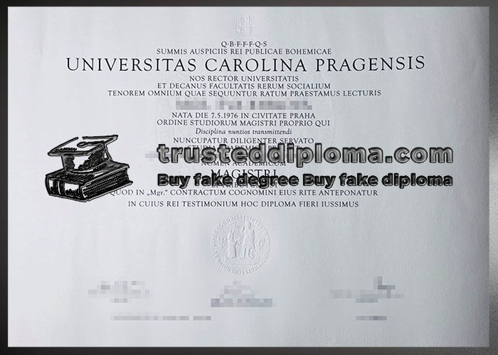 purchase realistic Universitas Carolina Pragensis diploma