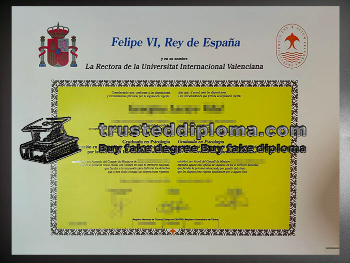 purchase realistic Universitat Internacional Valenciana diploma