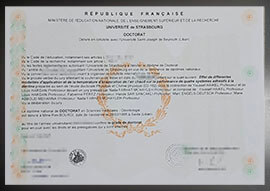 purchase realistic Universite de Strasbourg degree