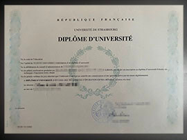 purchase realistic Universite de Strasbourg degree