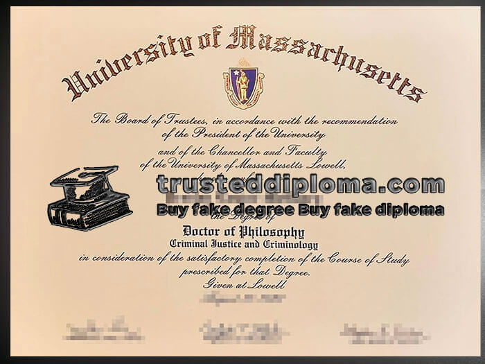 purchase realistic University of Massachusetts Lowell diploma