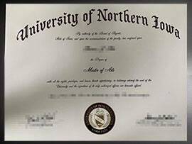 purchase realistuc University of Northern Iowa degree