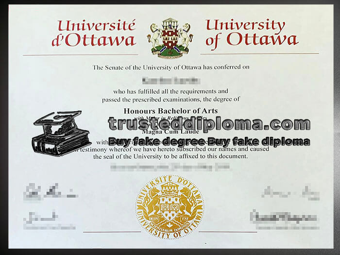 purchase realistic University of Ottawa diploma