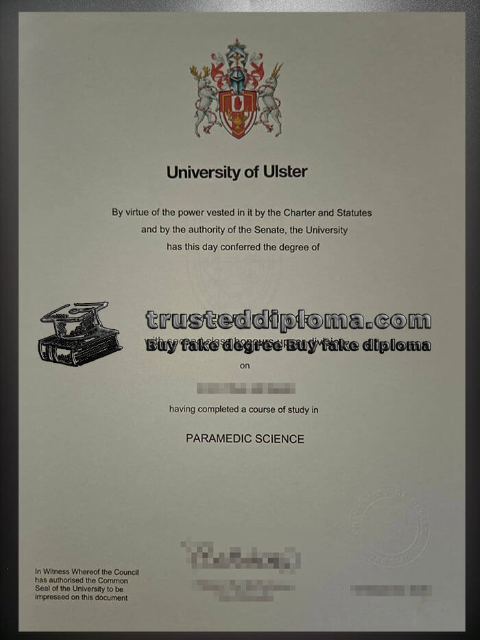 purchase realistic University of Ulster diploma