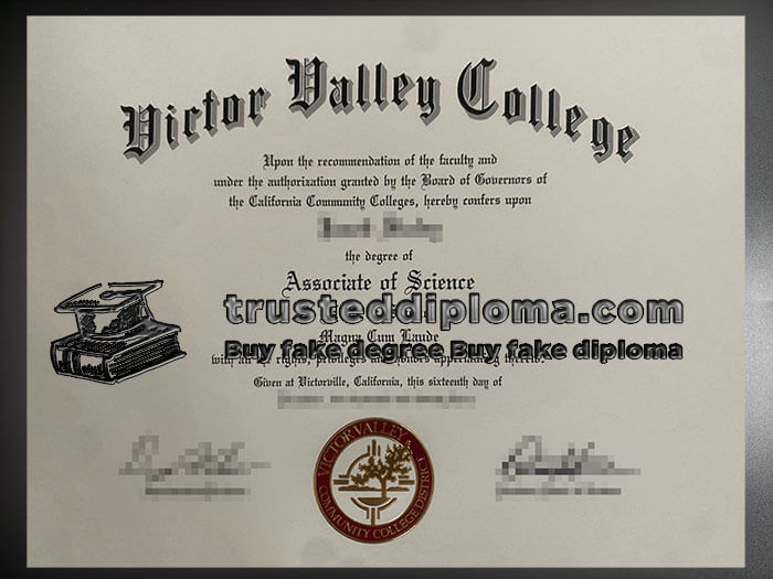 purchase realistic Victor Valley College diploma