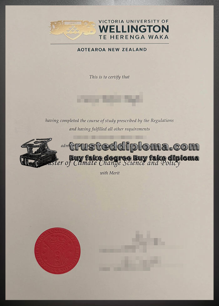 purchase realistic Victoria University of Well diploma