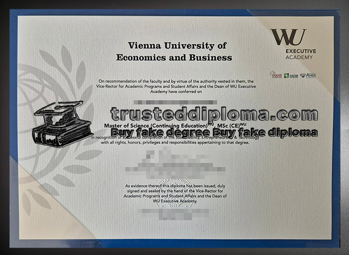 purchase realistic Vienna University of Economics and Business diploma