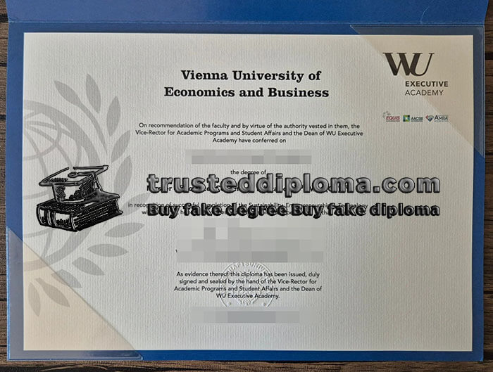 purchase realistic Vienna University of Economics and Business diploma