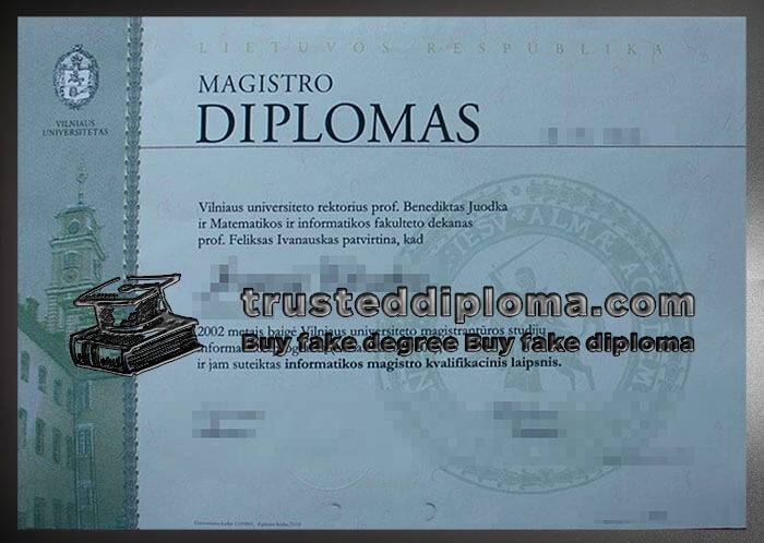 purchase realistic Vilniaus Universitetas diploma
