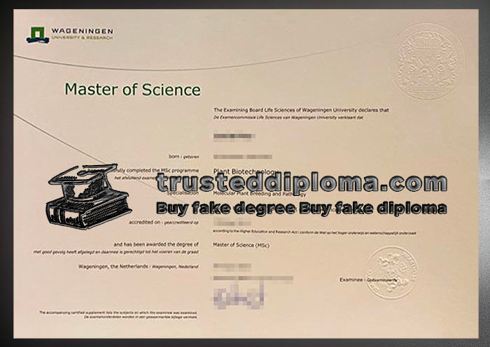purchase realistic Wageningen University & Research diploma